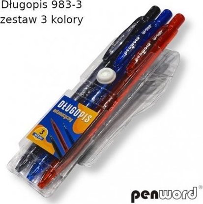 Picture of Penword Dugopis PERNWORD 983 zestaw 3 kolory Penword TARGI