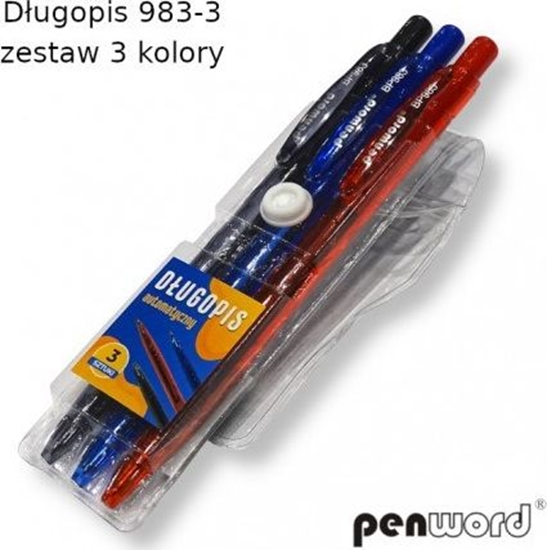 Picture of Penword Dugopis PERNWORD 983 zestaw 3 kolory Penword TARGI