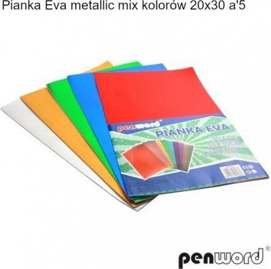 Изображение Penword PIANKA EVA METALLIC MIX KOLORÓW 20X30 a5