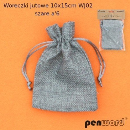 Picture of Penword WORECZKI JUTOWE 10x15cm WJ-02 SZARE a6 Penword