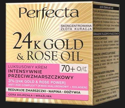 Picture of Perfecta 24K Gold & Rose Oil 50+ Luksusowy krem przeciwzmarszczkowy 50ml