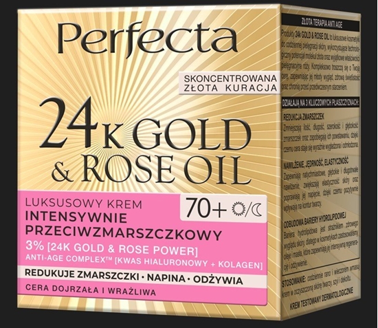 Picture of Perfecta 24K Gold & Rose Oil 50+ Luksusowy krem przeciwzmarszczkowy 50ml