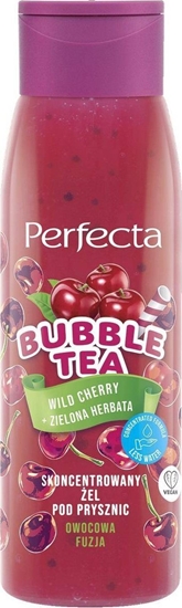 Picture of Perfecta Bubble Tea skoncentrowany el pod prysznic Wild Cherry + Zielona Herbata 400ml