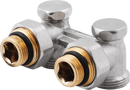 Picture of Perfexim Zawór grzejnikowy podwójny grzybkowy odcinajcy ktowy 1/2" GW (20-035-0000-000)