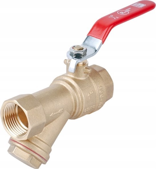 Picture of Perfexim Zawór kulowy WW z filtrem 1" KX06 G1 WW PN10 C DN25 [4/40]