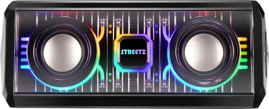 Picture of Permatoma bluetooth kolonl STREETZ su TWS ir LED viesos efektais / 6612078 / S310-BLK