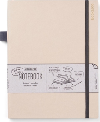 Изображение Peter Pauper Press Bookaroo Notatnik Journal duy - Kremowy