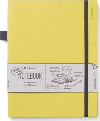 Attēls no Peter Pauper Press Bookaroo Notatnik Journal duy - Limonkowy