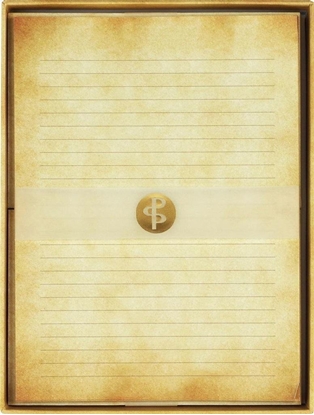 Attēls no Peter Pauper Press Papeteria dwustronna Vintage