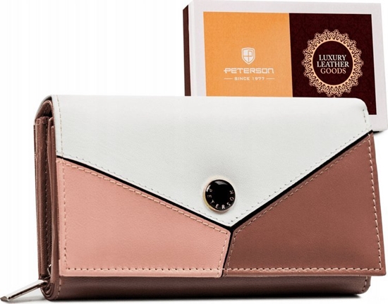 Picture of Peterson rednich rozmiarów portfel damski ze skóry naturalnej  Peterson NoSize