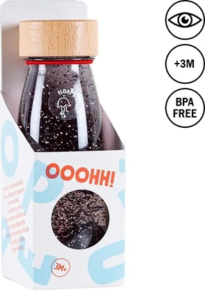 Picture of Petit Boum Petit Boum, Butelka sensoryczna FLOAT czarna