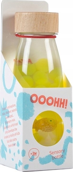 Picture of Petit Collage Petit Boum, Butelka obserwacyjna - RYBKA Pufferfish