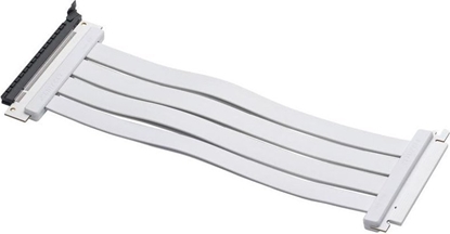 Attēls no Phanteks PCI-E 4.0 x16 riser ribbon cable, 180 degrees, 30 cm - white