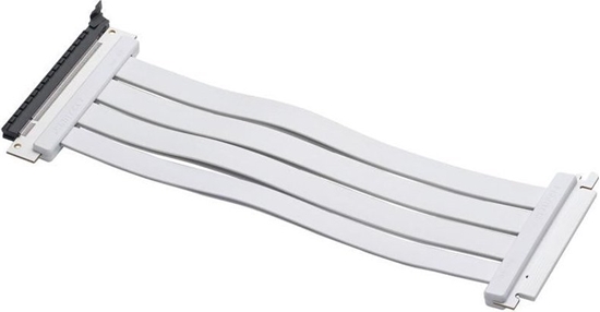 Picture of Phanteks PCI-E 4.0 x16 riser ribbon cable, 180 degrees, 30 cm - white