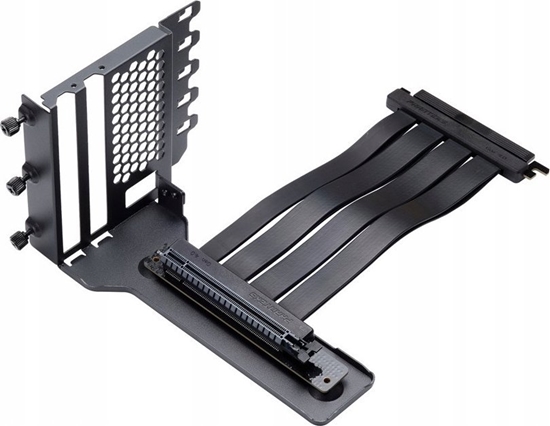 Picture of Phanteks PHANTEKS Vertical GPU Bracket II + PCI-E 4.0 x16 riser ribbon cable, 22 cm - black