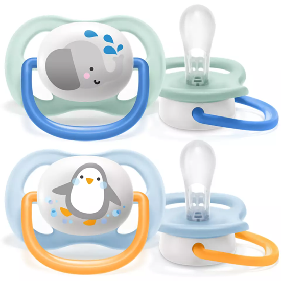 Изображение Philips Avent māneklītis Ultra Air Animals  0-6M (2 gab)  zēniem SCF080/05