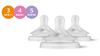 Picture of Philips Avent Natural  Response  barošanas pudeļu silikona knupīšu komplekts (3 gab.)