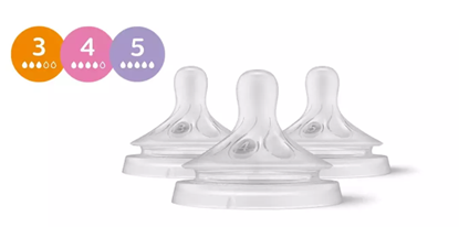 Picture of Philips Avent Natural Response SCY960/03 Feeding bottle silicone pacifier set 3pcs