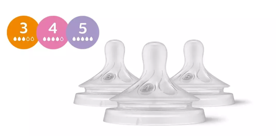 Picture of Philips Avent Natural Response SCY960/03 Feeding bottle silicone pacifier set 3pcs