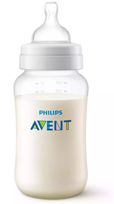 Picture of Philips Avent SCY106/01 Anti-colic feeding bottle 330ml Medium flow pacifier 3m+