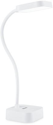Picture of Philips Functional Rock Desk Light, White, Plastic, Bedroom, Functional, IP20, Non-changeable bulb(s)