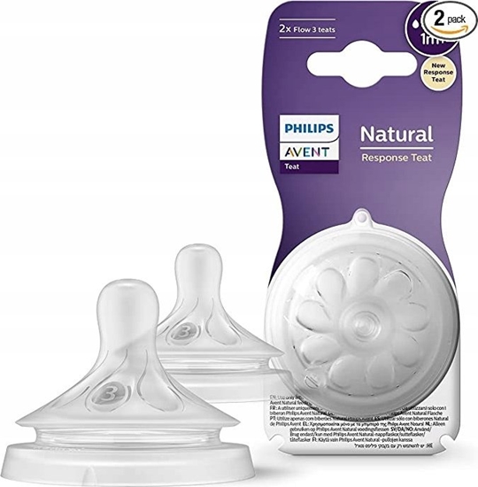 Picture of Philips Avent SCY963/02 Silicone Bottle Teats 2 pcs