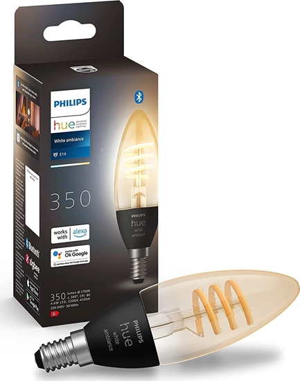 Picture of Philips Philips Hue White ambiance Filament Kerte - E14