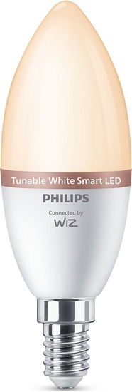 Picture of Philips WiZ | Philips Smart WiFi Candle C37, 3pcs pack | E14 | 4.9 W | Tunable White