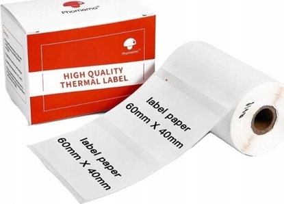 Picture of Phomemo Papier Przylepny Naklejki 180x Etykieta 60x40mm Phomemo M110 M120 M200 M220 M221 / XP6040-180