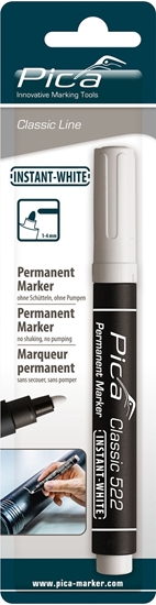 Изображение Pica Permanent Marker INSTANT white, Bullet Tip,  1-4mm Retail