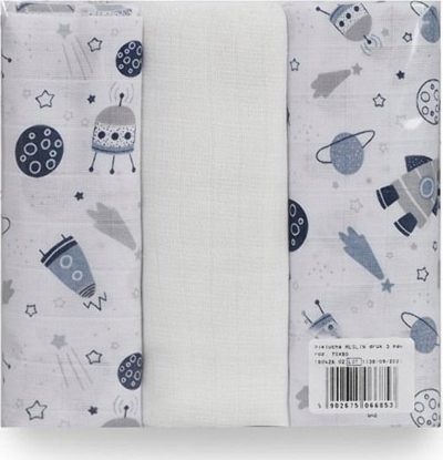 Изображение Pielucha muslin 3 pak 70x80