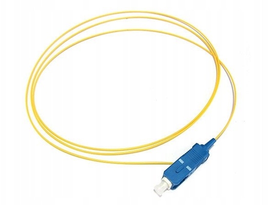 Picture of Pigtail SC/UPC, SM, 9/125, 0,9mm, wókno G652D, 1m