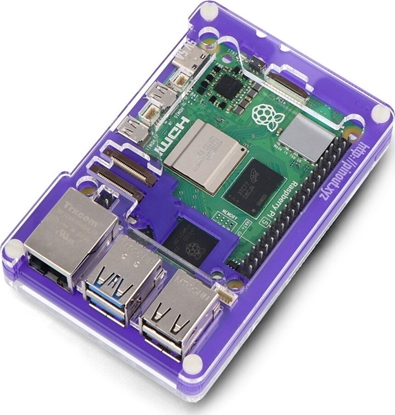 Изображение PiMoroni Pibow Coupe 5 - obudowa do Raspberry Pi 5 - Royale - PiMoroni PIM679}