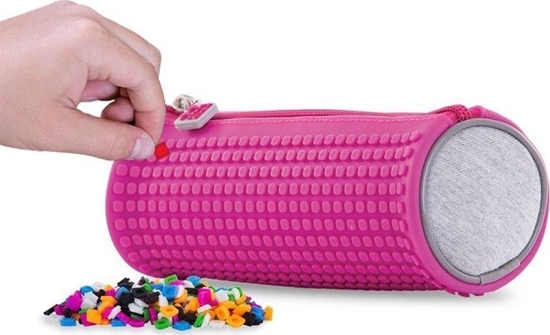 Picture of Piórnik Cass film Okrgy piórnik na suwak z purpurowym panelem