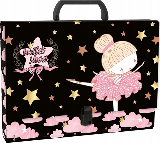 Изображение Piórnik Derform Teczka twarda z rczk A4 Baletnica 12