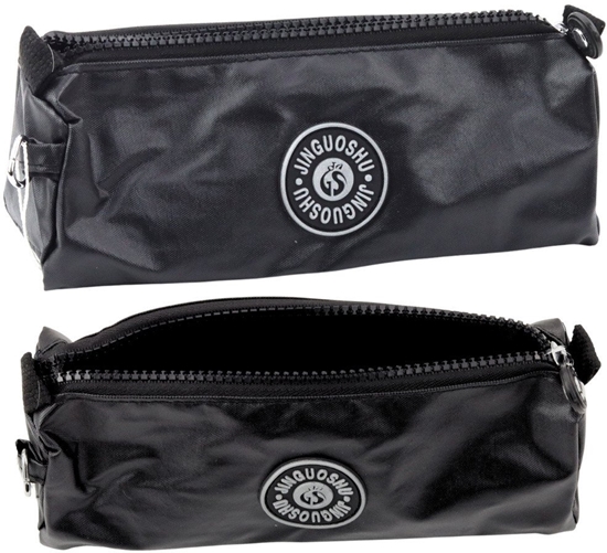 Picture of Piórnik Szkolny Organizer Jednokomorowy Czarny 21,5cm LEAN