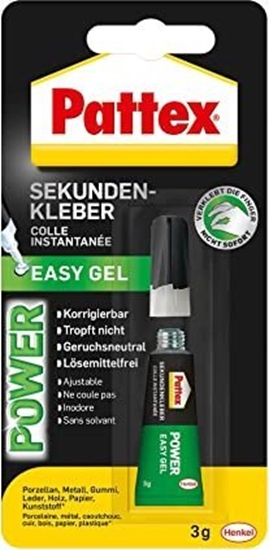 Picture of Pistolet do kleju Pattex Pattex Sekundenkleber Power Easy Gel, Tube, 3g