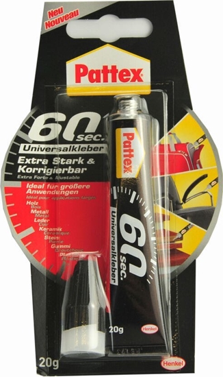 Picture of Pistolet do kleju Pattex Pattex Universalkleber 60 Sekunden,Tube mit 20g