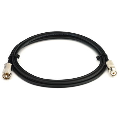Изображение PL259 to SO239 2m UHF CB Radio Coaxial Cable — HF240 (LMR240 equivalent)