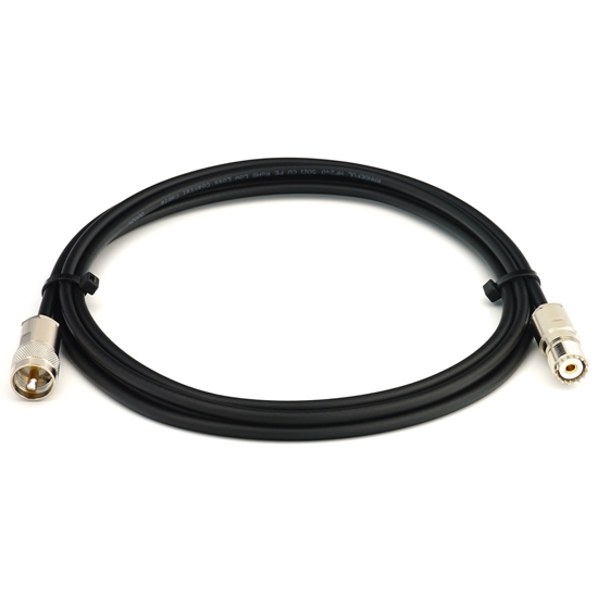Изображение PL259 to SO239 2m UHF CB Radio Coaxial Cable — HF240 (LMR240 equivalent)