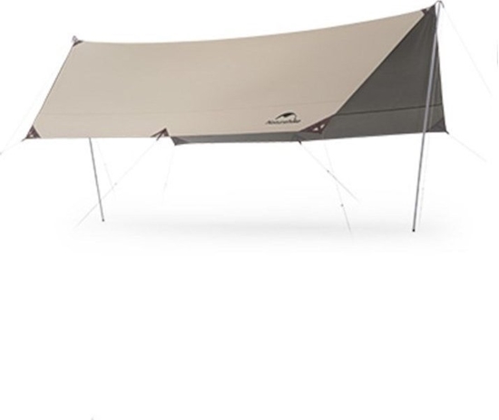 Изображение Plandeka Naturehike Tarp sky ti black hexagon c2350ws010-khaki NATUREHIKE