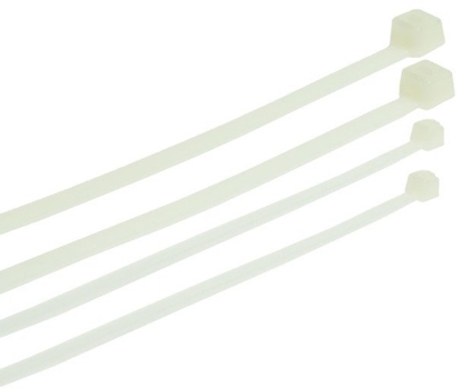 Picture of PLASTROL OPASKA PLASTIKOWA BIAA 4,8 x 200mm 100szt.