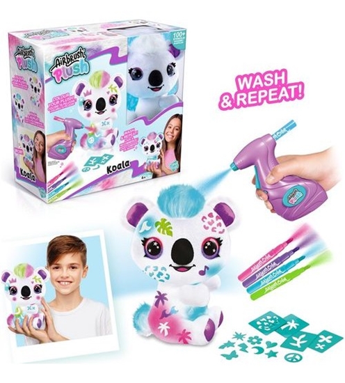 Picture of Plīša koala ar aerogrāfu krāsošanai AIRBRUSH PLUSH 20 cm 287879