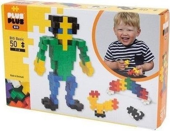 Изображение Plus Plus Plus Plus Klocki big Zestaw podstawowy 50 elementów 3271 DANTE