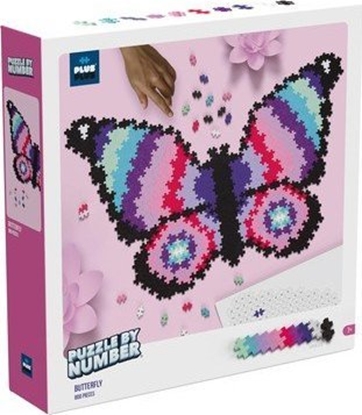 Изображение Plus Plus PLUS-PLUS PUZZLE BY NUMBER MOTYL - 800 ELEMENT?W