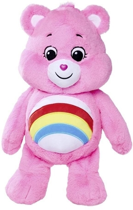 Attēls no PLUSZAK TROSKLIWE MISIE 60CM WESOLE SERCE ROZ SI