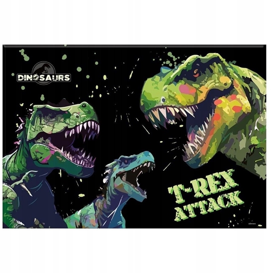 Picture of PODKLAD NA BIURKO KART OKLEJ 345X495 DINOZAUR 20