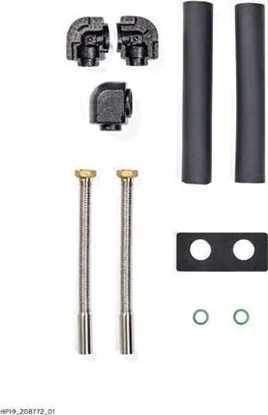 Attēls no Podczenie hydrauliczne aroTHERM plus (podstawowe) zawiera: 2 podczenia elastyczne 2x425mm