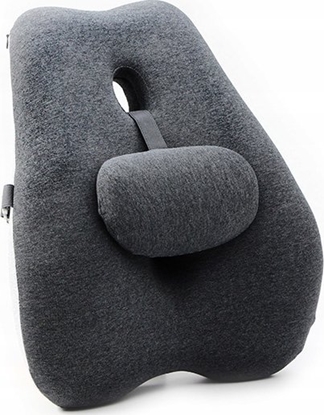 Picture of Podparcie l�d�wiowe, ergonomiczna, szara, pianka z efektem pami�ci, Powerton