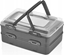 Picture of POJEMNIK BOX NA CIASTO - PODWÓJNY SZARY DO PRZENOSZENIA